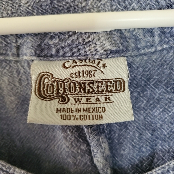 Cottonseed Lagenlook Asymmetrical hem Cotton top size XS/S Coastal - Picture 4 of 10